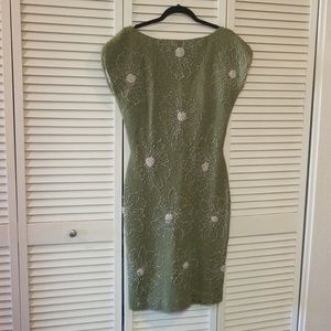 TRUE Vintage wool cocktail dress